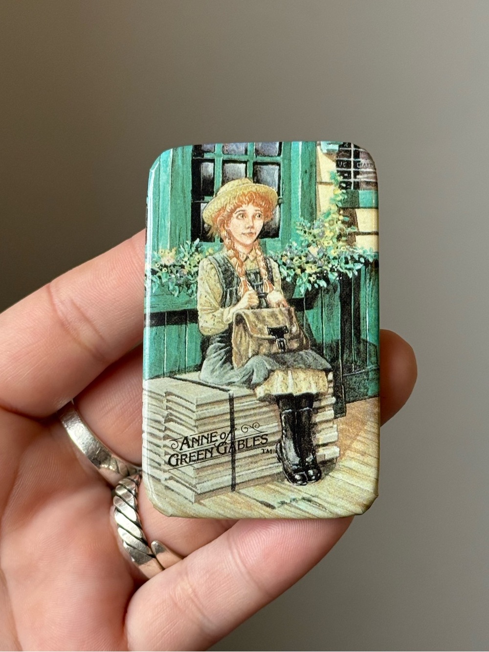 Anne of Green Gables Vintage Metal Fridge Magnet 90s Home Decor